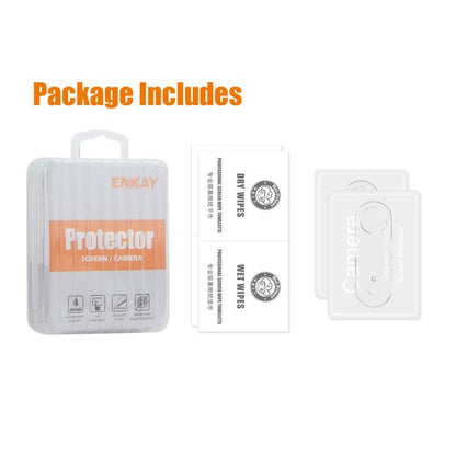 For iPhone 17 Air 2pcs ENKAY Hat-Prince 9H Rear Camera Lens Tempered Glass Film - iPhone 17 Air Tempered Glass by ENKAY | Online Shopping UK | buy2fix
