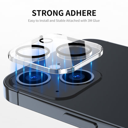 For iPhone 15 / 15 Plus 2pcs ENKAY Hat-Prince 9H Rear Camera Lens Tempered Glass Film - iPhone 15 Plus Tempered Glass by ENKAY | Online Shopping UK | buy2fix