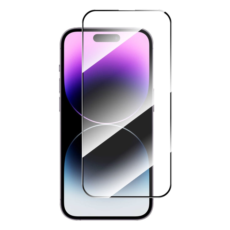 For iPhone 16 Pro Max ENKAY Full Glue High Aluminum-silicon Tempered Glass Film by ENKAY