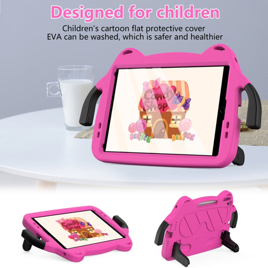 For iPad 10.2 2019 / 2020 / 2021 Ice Baby EVA Shockproof Hard PC Tablet Case(RoseRed+Black) - iPad 10.2 Cases by buy2fix | Online Shopping UK | buy2fix
