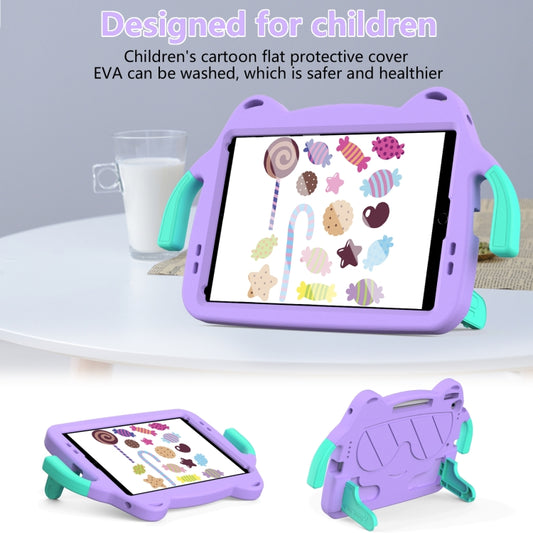 For iPad Pro 10.5 / Air 3 10.5 2019 Ice Baby EVA Shockproof Hard PC Tablet Case(LightePurple+Mint Green) - iPad 10.2 Cases by buy2fix | Online Shopping UK | buy2fix
