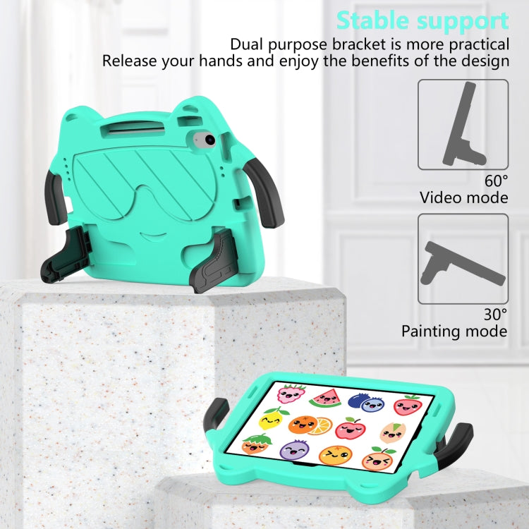 For iPad Air 11 2024 / 2025 Ice Baby EVA Shockproof Hard PC Tablet Case(Mint Green+Black) - iPad Air 11 2025 / 2024 Cases by buy2fix | Online Shopping UK | buy2fix