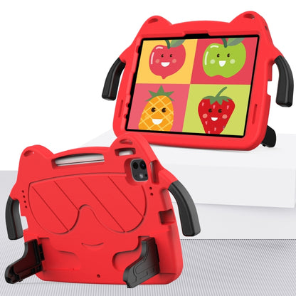 For iPad Pro 11 2024 Ice Baby EVA Shockproof Hard PC Tablet Case(Red+Black) - iPad Pro 11 2024 Cases by buy2fix | Online Shopping UK | buy2fix