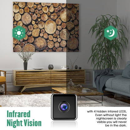 W10 Home Wireless IP Camera Mini Wifi Network Camera with Night Vision by buy2fix