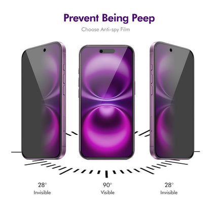 For iPhone 17 Air ENKAY Hat-Prince 28 Degree Anti-peeping Tempered Glass Full Screen Film - iPhone 17 Air Tempered Glass by ENKAY | Online Shopping UK | buy2fix