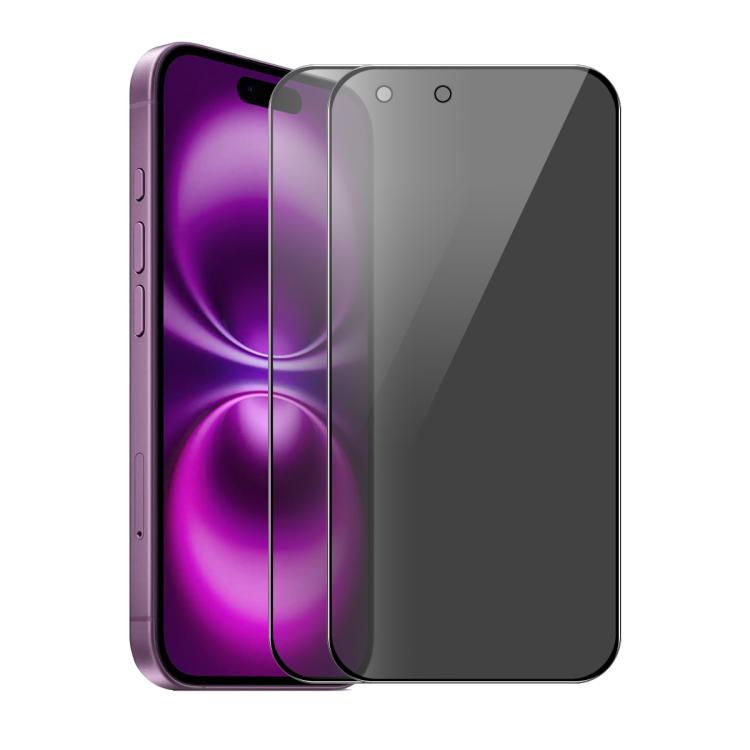For iPhone 17 Air 2pcs ENKAY Hat-Prince 28° Anti-peeping Tempered Glass Protector Full Screen Film - iPhone 17 Air Tempered Glass by ENKAY | Online Shopping UK | buy2fix