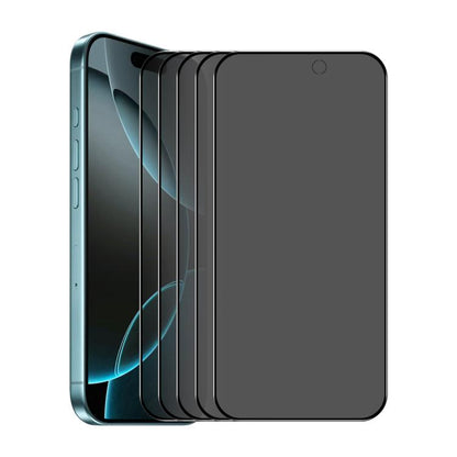 For iPhone 17 Pro Max 5pcs ENKAY Hat-Prince 28° Anti-peeping Tempered Glass Protector Full Screen Film - iPhone 17 Pro Max Tempered Glass by ENKAY | Online Shopping UK | buy2fix