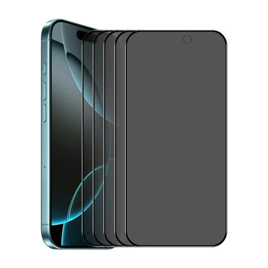 For iPhone 17 Pro 5pcs ENKAY Hat-Prince 28° Anti-peeping Tempered Glass Protector Full Screen Film - iPhone 17 Pro Tempered Glass by ENKAY | Online Shopping UK | buy2fix