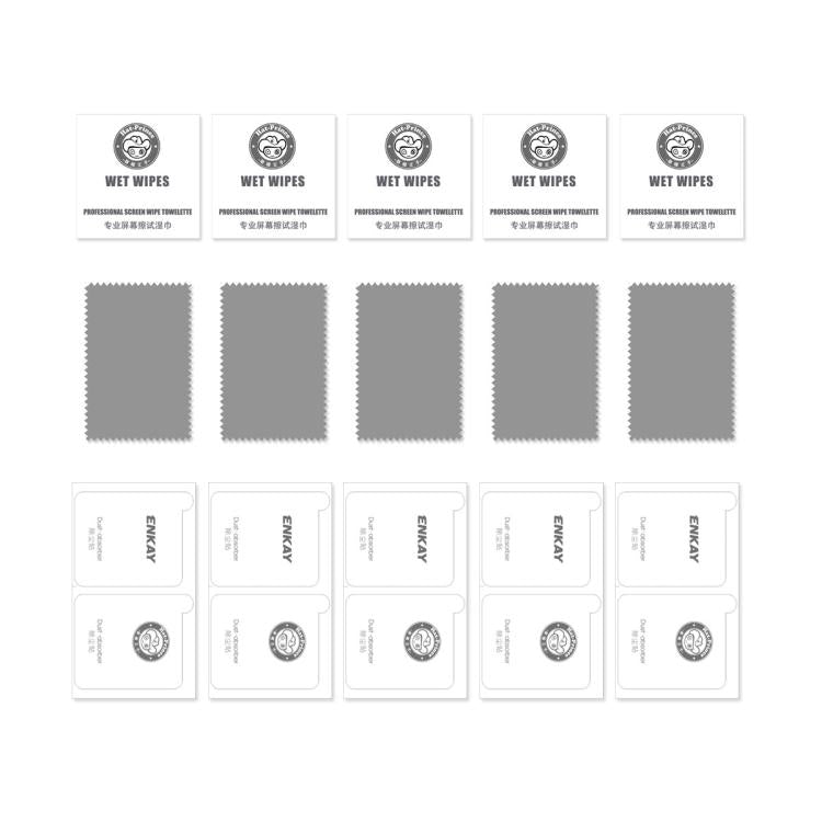 For iPhone 17 Pro 5pcs ENKAY Hat-Prince 28° Anti-peeping Tempered Glass Protector Full Screen Film - iPhone 17 Pro Tempered Glass by ENKAY | Online Shopping UK | buy2fix