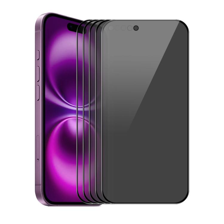 For iPhone Air 5pcs ENKAY Hat-Prince 28° Anti-peeping Tempered Glass Protector Full Screen Film - iPhone Air Tempered Glass by ENKAY | Online Shopping UK | buy2fix
