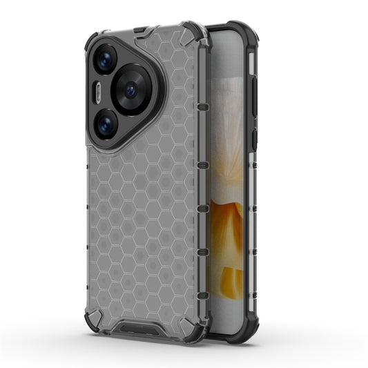 For Huawei Pura 70 Pro+ Shockproof Honeycomb Phone Case(Black) - Huawei Cases by buy2fix | Online Shopping UK | buy2fix
