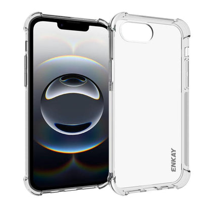 For iPhone 16e ENKAY Hat-Prince Transparent TPU Shockproof Phone Case by ENKAY