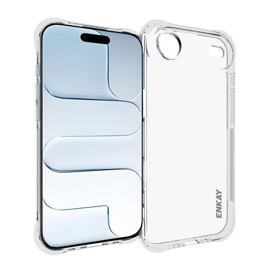 For iPhone Air ENKAY Hat-Prince Transparent TPU Shockproof Phone Case