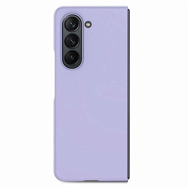For Samsung Galaxy Z Fold6 JUNSUNMAY Smoothly PC + 9H Tempered Glass Protector Folding Phone Case(Light Blue) - Galaxy Z Fold6 5G Cases by JUNSUNMAY | Online Shopping UK | buy2fix