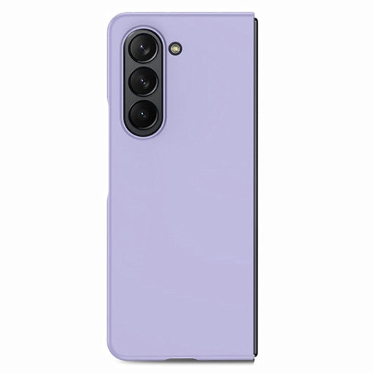 For Samsung Galaxy Z Fold6 JUNSUNMAY Smoothly PC + 9H Tempered Glass Protector Folding Phone Case(Purple) - Galaxy Z Fold6 5G Cases by JUNSUNMAY | Online Shopping UK | buy2fix