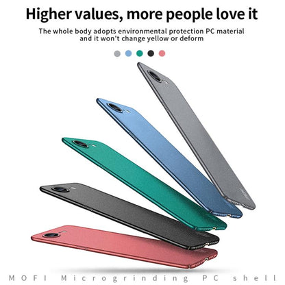For iPhone 16e MOFI Fandun Series Frosted PC Ultra-thin All-inclusive Phone Case(Gray) - iPhone 16e Cases by MOFI | Online Shopping UK | buy2fix