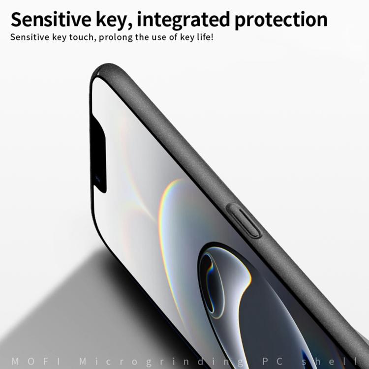 For iPhone 16e MOFI Fandun Series Frosted PC Ultra-thin All-inclusive Phone Case(Red) - iPhone 16e Cases by MOFI | Online Shopping UK | buy2fix