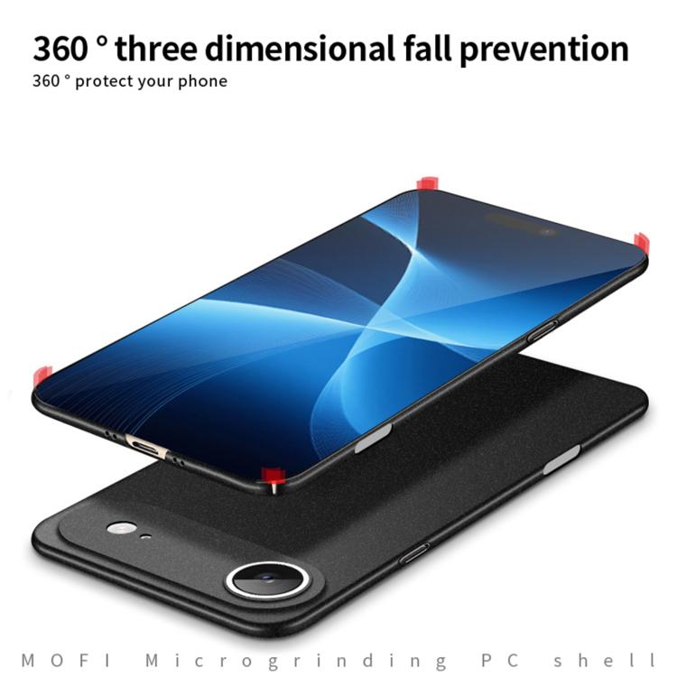 For iPhone Air MOFI Fandun Series Frosted PC Ultra-thin All-inclusive Phone Case(Blue) - iPhone Air Cases by MOFI | Online Shopping UK | buy2fix