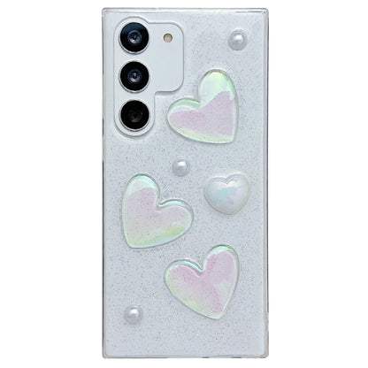 For Samsung Galaxy Note20 Love Epoxy TPU Protective Case(Transparent) by buy2fix