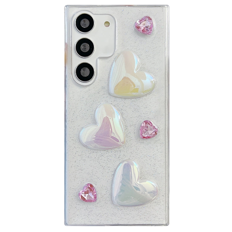 For Samsung Galaxy S20 FE Love Epoxy TPU Protective Case(Pink) by buy2fix
