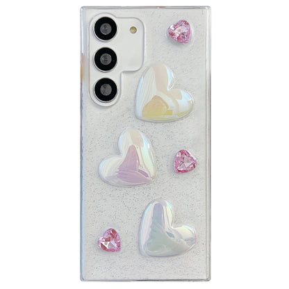 For Samsung Galaxy S20 FE Love Epoxy TPU Protective Case(Pink) by buy2fix
