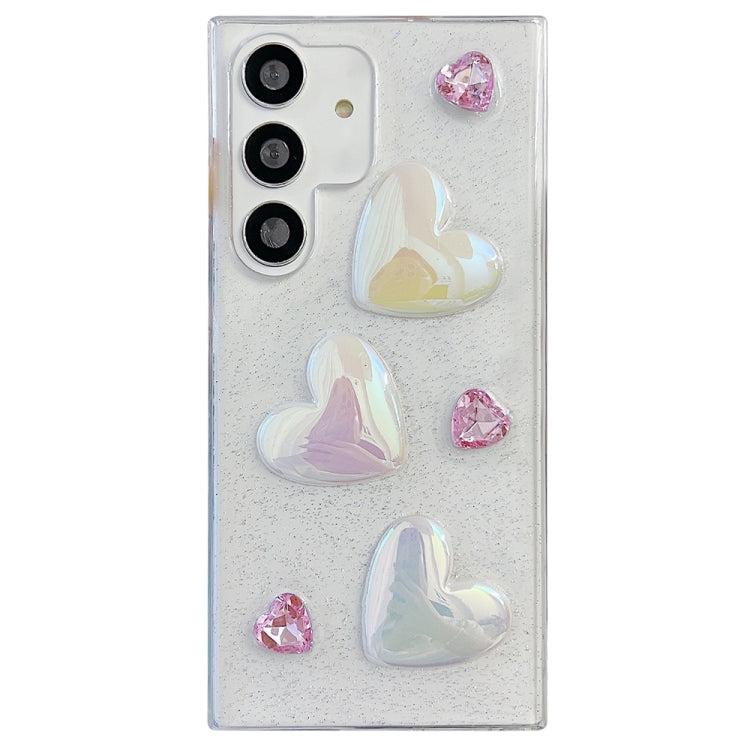 For Samsung Galaxy A15 5G Love Epoxy TPU Protective Case(Pink) by buy2fix