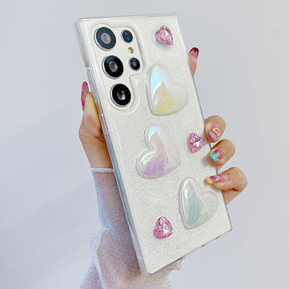 For Samsung Galaxy S20 FE Love Epoxy TPU Protective Case(Pink) by buy2fix