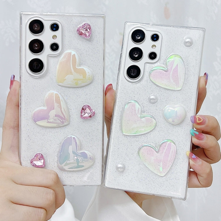 For Samsung Galaxy S20 FE Love Epoxy TPU Protective Case(Pink) by buy2fix