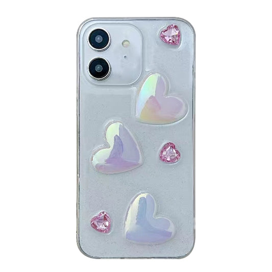 For iPhone 11 Love Epoxy TPU Phone Case(Pink) - iPhone 11 Cases by buy2fix | Online Shopping UK | buy2fix