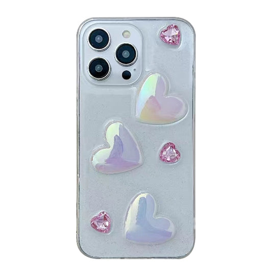 For iPhone 13 Pro Love Epoxy TPU Phone Case(Pink) - iPhone 13 Pro Cases by buy2fix | Online Shopping UK | buy2fix