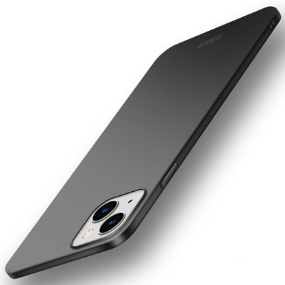 For iPhone 15 MOFI Frosted PC Ultra-thin Hard Phone Case(Black) - iPhone 15 Cases by MOFI | Online Shopping UK | buy2fix
