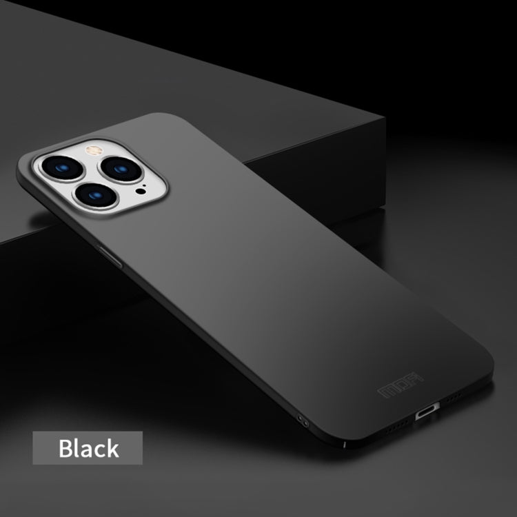 For iPhone 15 Plus MOFI Frosted PC Ultra-thin Hard Phone Case(Black) - iPhone 15 Plus Cases by MOFI | Online Shopping UK | buy2fix