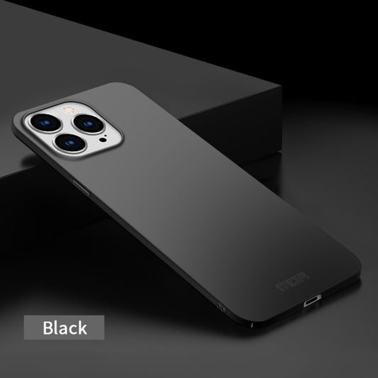 For iPhone 15 Plus MOFI Frosted PC Ultra-thin Hard Phone Case(Black) - iPhone 15 Plus Cases by MOFI | Online Shopping UK | buy2fix