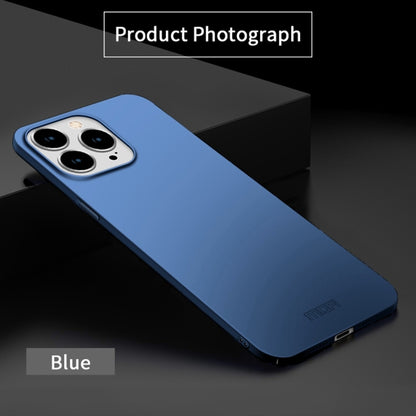 For iPhone 15 Plus MOFI Frosted PC Ultra-thin Hard Phone Case(Blue) - iPhone 15 Plus Cases by MOFI | Online Shopping UK | buy2fix