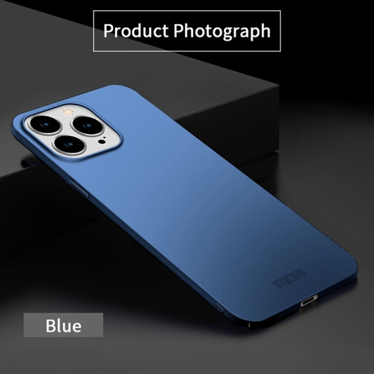 For iPhone 15 Plus MOFI Frosted PC Ultra-thin Hard Phone Case(Blue) - iPhone 15 Plus Cases by MOFI | Online Shopping UK | buy2fix