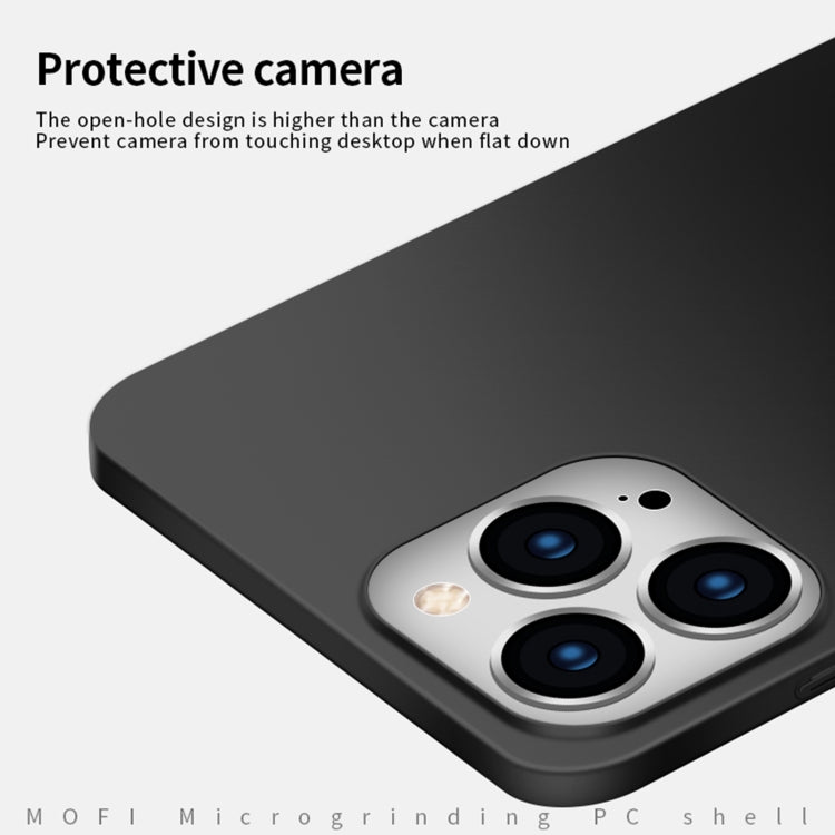 For iPhone 15 Plus MOFI Frosted PC Ultra-thin Hard Phone Case(Gold) - iPhone 15 Plus Cases by MOFI | Online Shopping UK | buy2fix