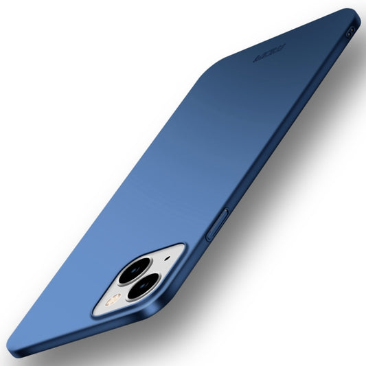 For iPhone 15 Pro MOFI Frosted PC Ultra-thin Hard Phone Case(Blue) - iPhone 15 Pro Cases by MOFI | Online Shopping UK | buy2fix