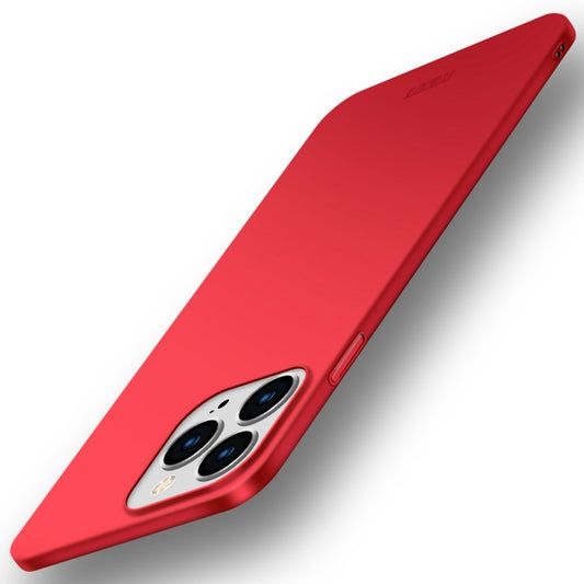 For iPhone 15 Pro Max MOFI Frosted PC Ultra-thin Hard Phone Case(Red) - iPhone 15 Pro Max Cases by MOFI | Online Shopping UK | buy2fix