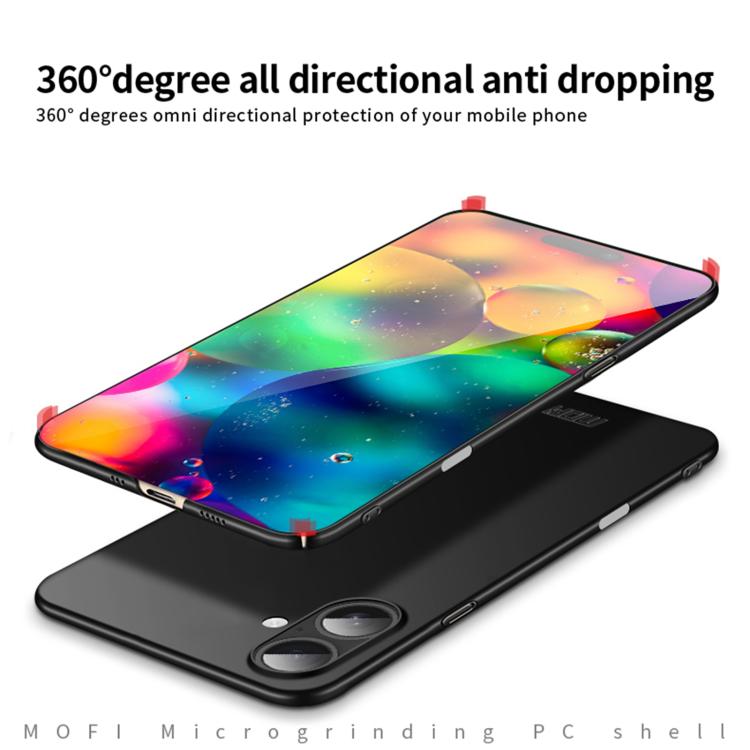 For iPhone 17 MOFI Frosted PC Ultra-thin Hard Phone Case(Black) - iPhone 17 Cases by MOFI | Online Shopping UK | buy2fix