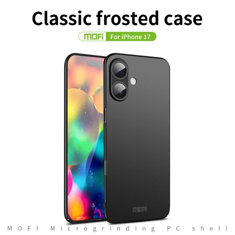 For iPhone 17 MOFI Frosted PC Ultra-thin Hard Phone Case(Gold) - iPhone 17 Cases by MOFI | Online Shopping UK | buy2fix