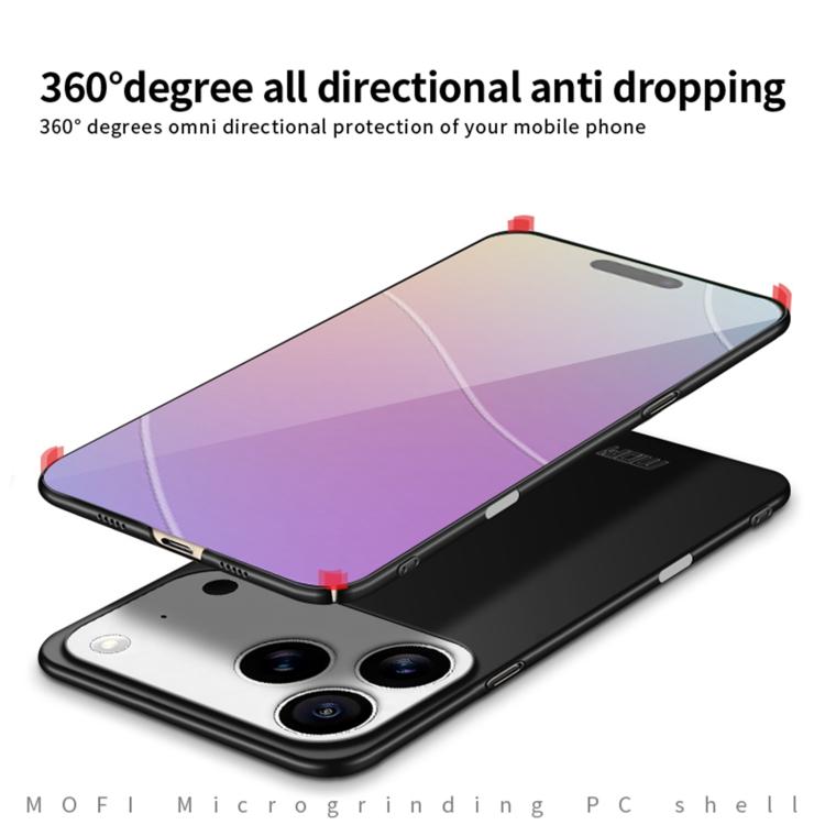 For iPhone 17 Pro MOFI Frosted PC Ultra-thin Hard Phone Case(Blue) - iPhone 17 Pro Cases by MOFI | Online Shopping UK | buy2fix