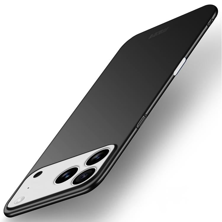 For iPhone 17 Pro Max MOFI Frosted PC Ultra-thin Hard Phone Case(Black) - iPhone 17 Pro Max Cases by MOFI | Online Shopping UK | buy2fix