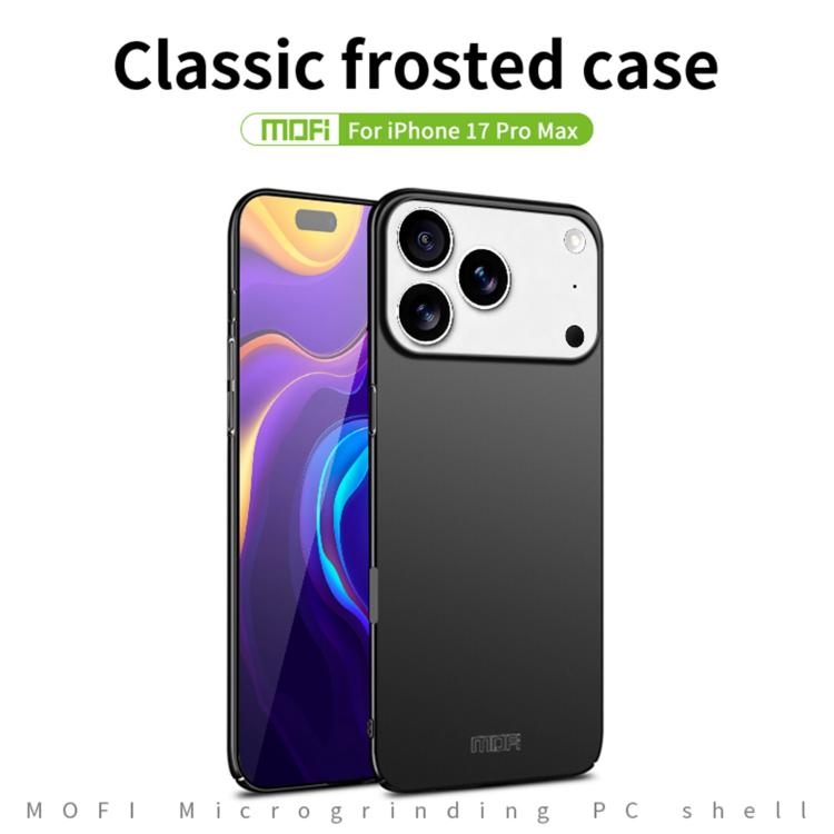 For iPhone 17 Pro Max MOFI Frosted PC Ultra-thin Hard Phone Case(Blue) - iPhone 17 Pro Max Cases by MOFI | Online Shopping UK | buy2fix