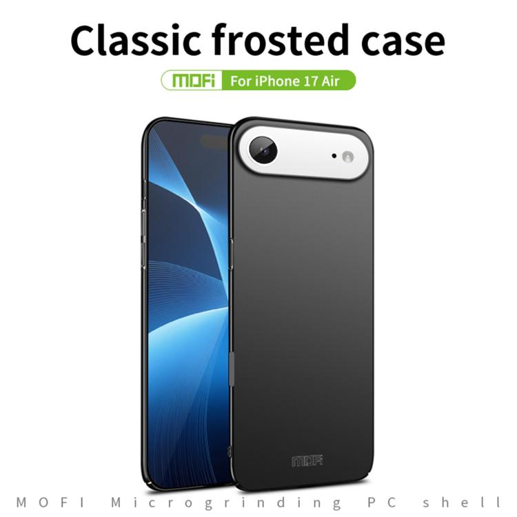 For iPhone 17 Air MOFI Frosted PC Ultra-thin Hard Phone Case(Gold) - iPhone 17 Air Cases by MOFI | Online Shopping UK | buy2fix