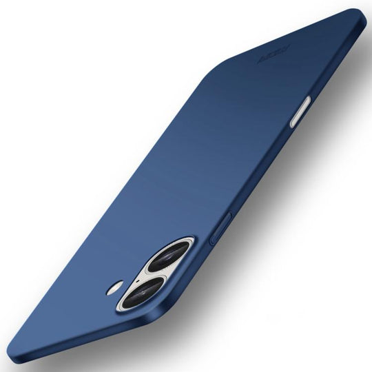 For iPhone 18 MOFI Frosted PC Ultra-thin Hard Phone Case(Blue)