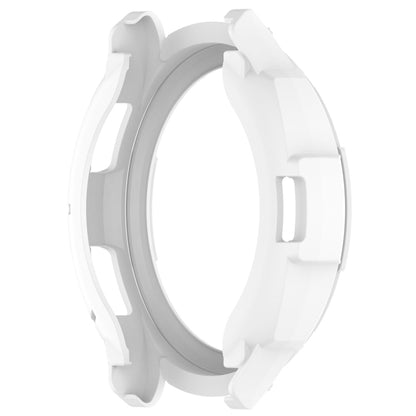 For Samsung Galaxy Watch 6 Classic 43mm Rotating Ring  + TPU Armor Watch Protective Case(White) - Watch Cases by buy2fix | Online Shopping UK | buy2fix
