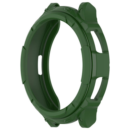 For Samsung Galaxy Watch 6 Classic 43mm Rotating Ring  + TPU Armor Watch Protective Case(Green) - Watch Cases by buy2fix | Online Shopping UK | buy2fix