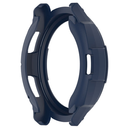 For Samsung Galaxy Watch 6 Classic 43mm Rotating Ring  + TPU Armor Watch Protective Case(Blue) - Watch Cases by buy2fix | Online Shopping UK | buy2fix