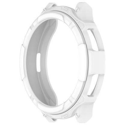 For Samsung Galaxy Watch 6 Classic 47mm Rotating Ring  + TPU Armor Watch Protective Case(White) - Watch Cases by buy2fix | Online Shopping UK | buy2fix