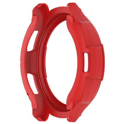 For Samsung Galaxy Watch 6 Classic 47mm Rotating Ring  + TPU Armor Watch Protective Case(Red) - Watch Cases by buy2fix | Online Shopping UK | buy2fix